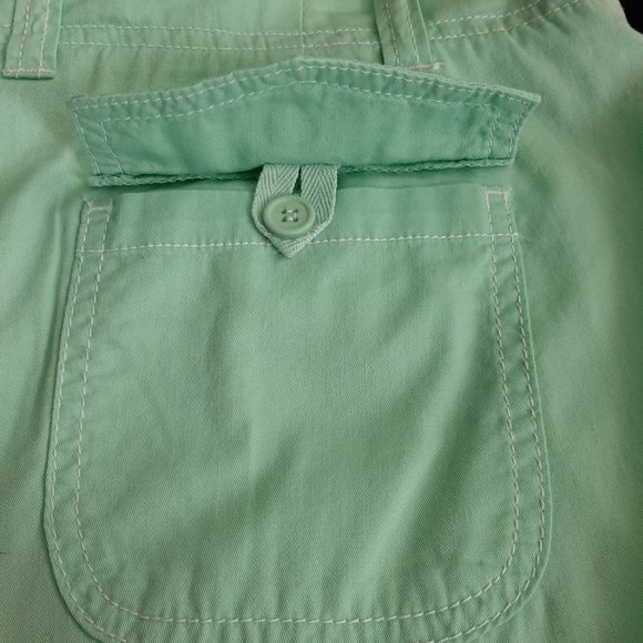 Khakis Adjustable Mint Green Crops - Picture 6 of 7